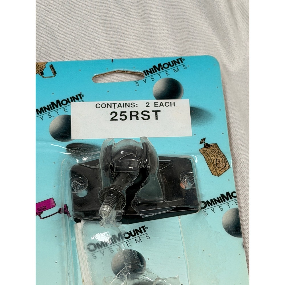 One OmniMount Systems 25RST Universal Speaker Security Camera Wall Mount Black